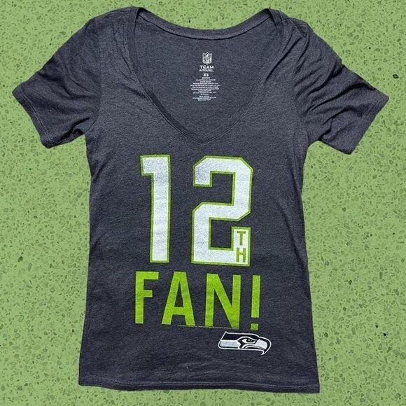 Seattle Seahawks v neck - Picture 1 of 4